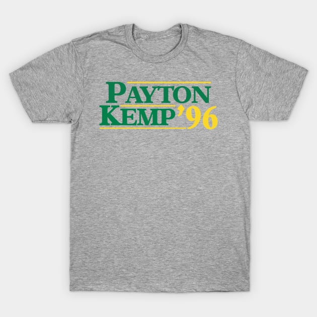 Payton/Kemp '96 T-Shirt by Shampuzle's